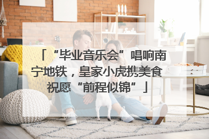 “毕业音乐会”唱响南宁地铁，皇家小虎携美食祝愿“前程似锦”