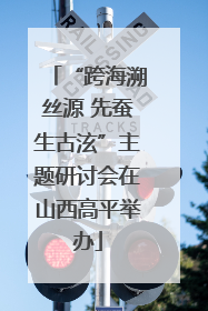 “跨海溯丝源 先蚕生古泫”主题研讨会在山西高平举办