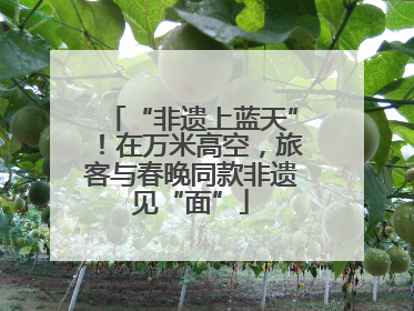 “非遗上蓝天”！在万米高空，旅客与春晚同款非遗见“面”