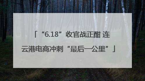 “6.18”收官战正酣 连云港电商冲刺“最后一公里”