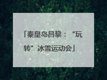 秦皇岛昌黎：“玩转”冰雪运动会