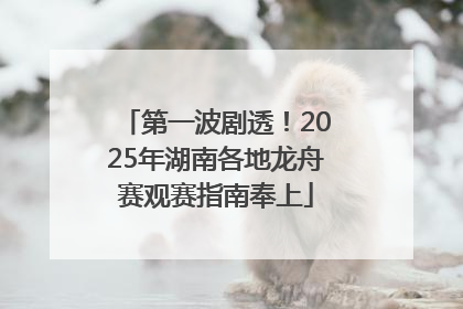 第一波剧透！2025年湖南各地龙舟赛观赛指南奉上