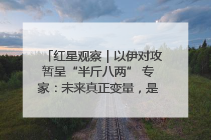 红星观察｜以伊对攻暂呈“半斤八两” 专家：未来真正变量，是美国是否进一步介入