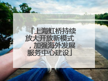 上海虹桥持续放大开放新模式，加强海外发展服务中心建设