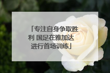 专注自身争取胜利 国足在雅加达进行首场训练