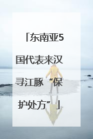 东南亚5国代表来汉寻江豚“保护处方”
