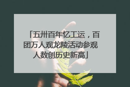 五卅百年忆工运，百团万人观龙陵活动参观人数创历史新高