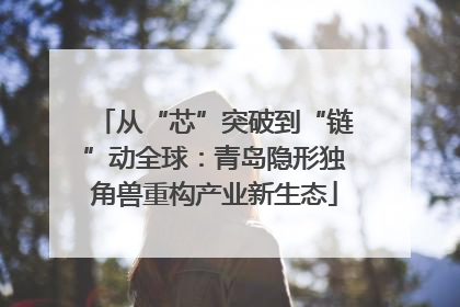 从“芯”突破到“链”动全球：青岛隐形独角兽重构产业新生态