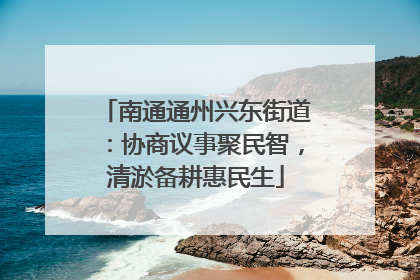 南通通州兴东街道：协商议事聚民智，清淤备耕惠民生