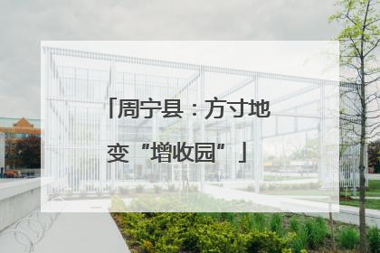 周宁县：方寸地变“增收园”