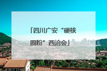 四川广安“硬核圈粉”西洽会