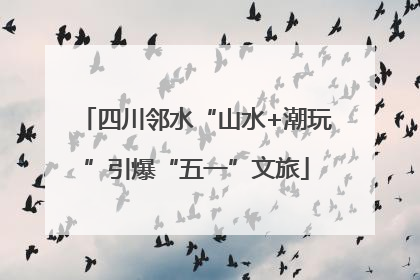 四川邻水“山水+潮玩”引爆“五一”文旅
