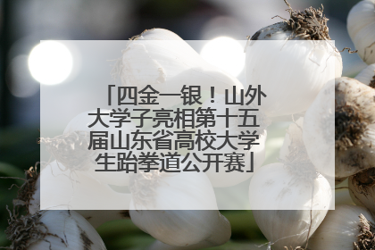 四金一银！山外大学子亮相第十五届山东省高校大学生跆拳道公开赛
