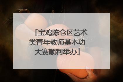 宝鸡陈仓区艺术类青年教师基本功大赛顺利举办