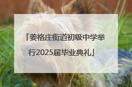 姜格庄街道初级中学举行2025届毕业典礼