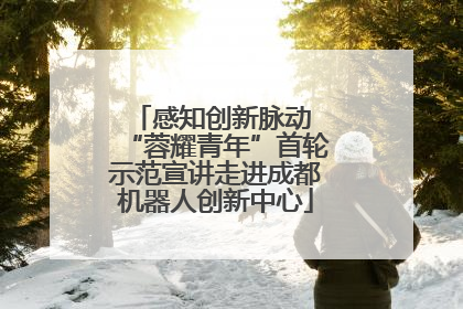 感知创新脉动 “蓉耀青年”首轮示范宣讲走进成都机器人创新中心