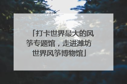 打卡世界最大的风筝专题馆，走进潍坊世界风筝博物馆