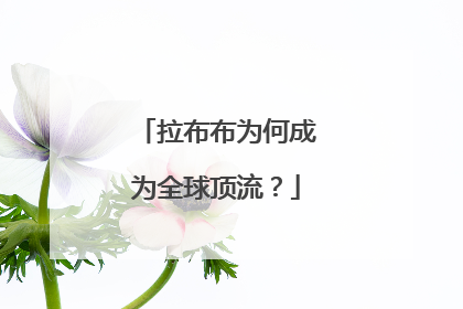 拉布布为何成为全球顶流？