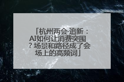 杭州两会·追新：AI如何让消费突围？场景和路径成了会场上的高频词