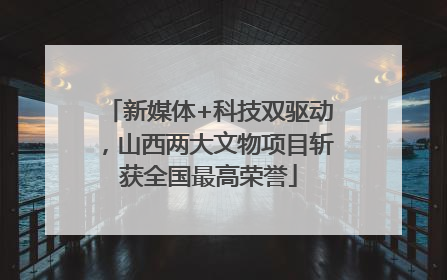 新媒体+科技双驱动，山西两大文物项目斩获全国最高荣誉