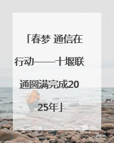 春梦 通信在行动——十堰联通圆满完成2025年