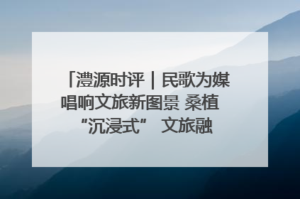 澧源时评｜民歌为媒唱响文旅新图景 桑植 “沉浸式” 文旅融合的破圈启示