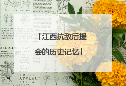 江西抗敌后援会的历史记忆