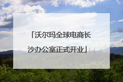 沃尔玛全球电商长沙办公室正式开业
