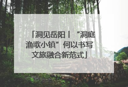 洞见岳阳丨“洞庭渔歌小镇”何以书写文旅融合新范式