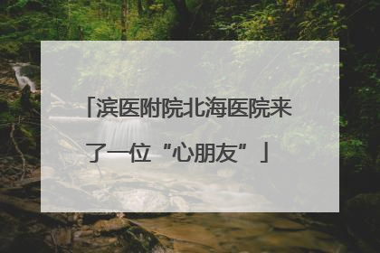 滨医附院北海医院来了一位“心朋友”