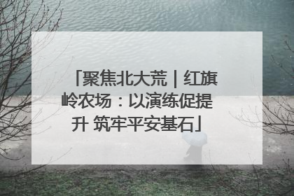聚焦北大荒｜红旗岭农场：以演练促提升 筑牢平安基石