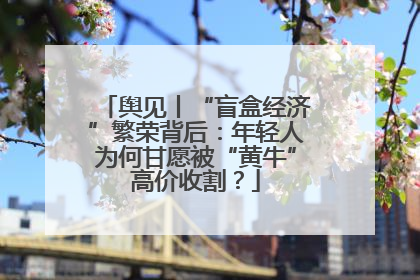 舆见丨“盲盒经济”繁荣背后：年轻人为何甘愿被“黄牛”高价收割？