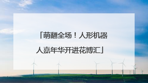 萌翻全场！人形机器人嘉年华开进花博汇