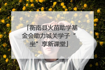 衡南县火苗助学基金会助力城关学子“坐”享新课堂