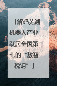 解码芜湖机器人产业跃居全国第七的“数智税钥”