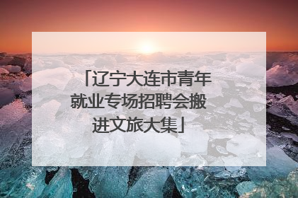 辽宁大连市青年就业专场招聘会搬进文旅大集