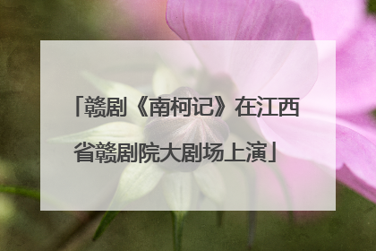 赣剧《南柯记》在江西省赣剧院大剧场上演