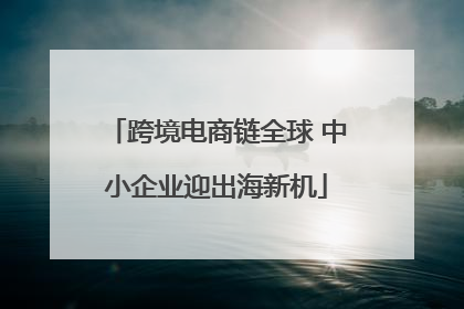 跨境电商链全球 中小企业迎出海新机