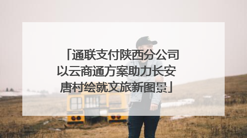 通联支付陕西分公司以云商通方案助力长安唐村绘就文旅新图景