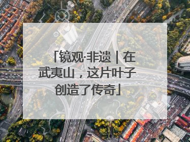 镜观·非遗｜在武夷山，这片叶子创造了传奇
