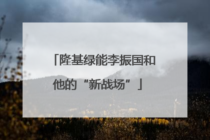 隆基绿能李振国和他的“新战场”