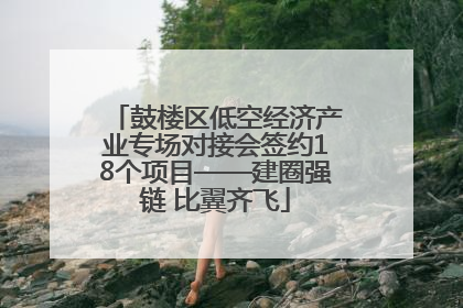 鼓楼区低空经济产业专场对接会签约18个项目——建圈强链 比翼齐飞