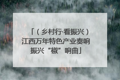 （乡村行·看振兴）江西万年特色产业奏响振兴“椒”响曲