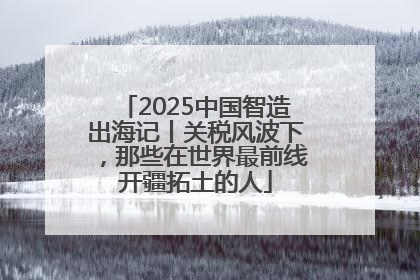 2025中国智造出海记丨关税风波下，那些在世界最前线开疆拓土的人