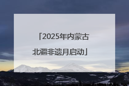 2025年内蒙古北疆非遗月启动