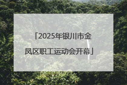 2025年银川市金凤区职工运动会开幕