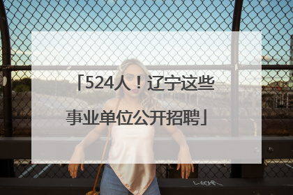524人！辽宁这些事业单位公开招聘